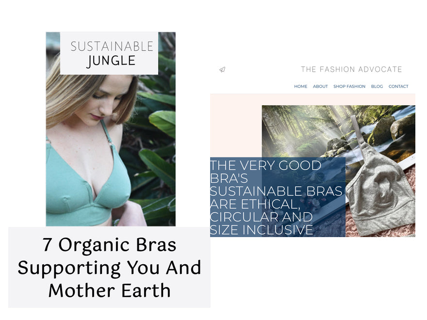 Sustainable Bra Reviews, Press and how 'sustainable' is recycled