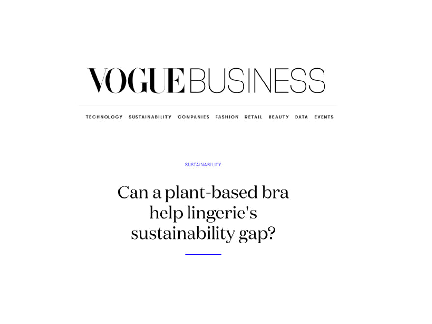 Vogue Business - Sustainable Lingerie