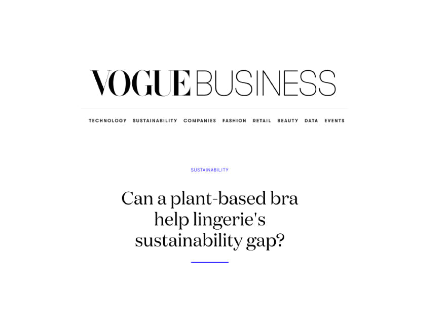 Vogue Business - Sustainable Lingerie
