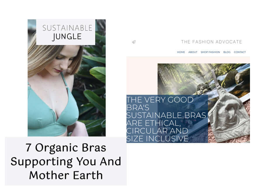 Sustainable Bra Reviews, Press and how 'sustainable' is recycled polye ...
