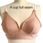 V for Victory Bra in latte