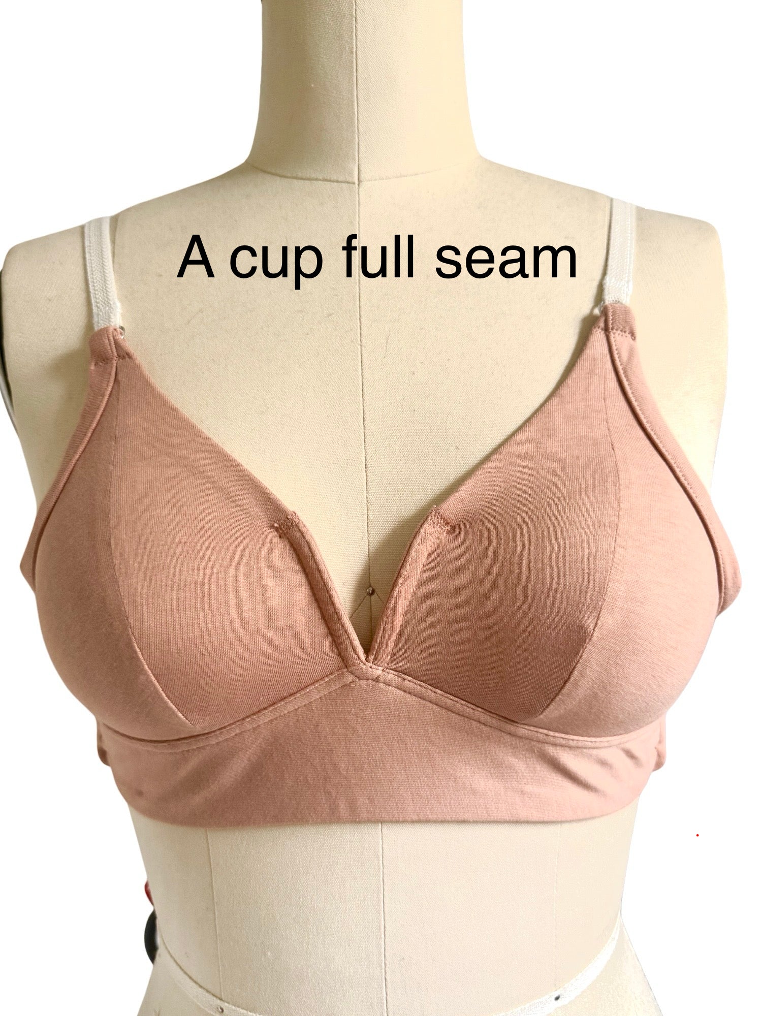 V for Victory Bra in latte