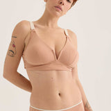 Regular briefs in latte, front view