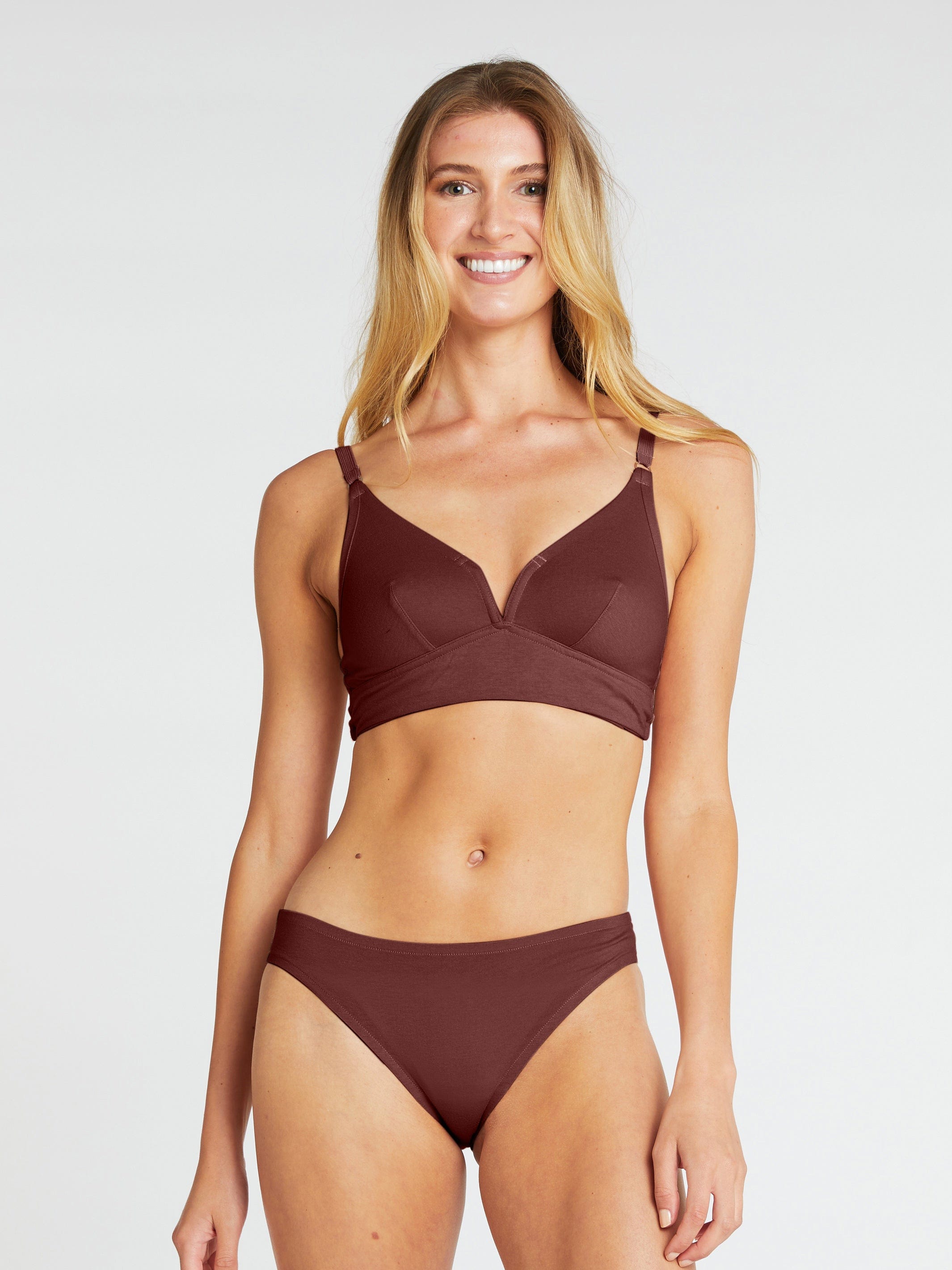 High-Leg Briefs - Rum & Raisin - **Pre-Sale for Shipping October 2025