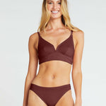 Hazel bra and high-leg briefs, front view