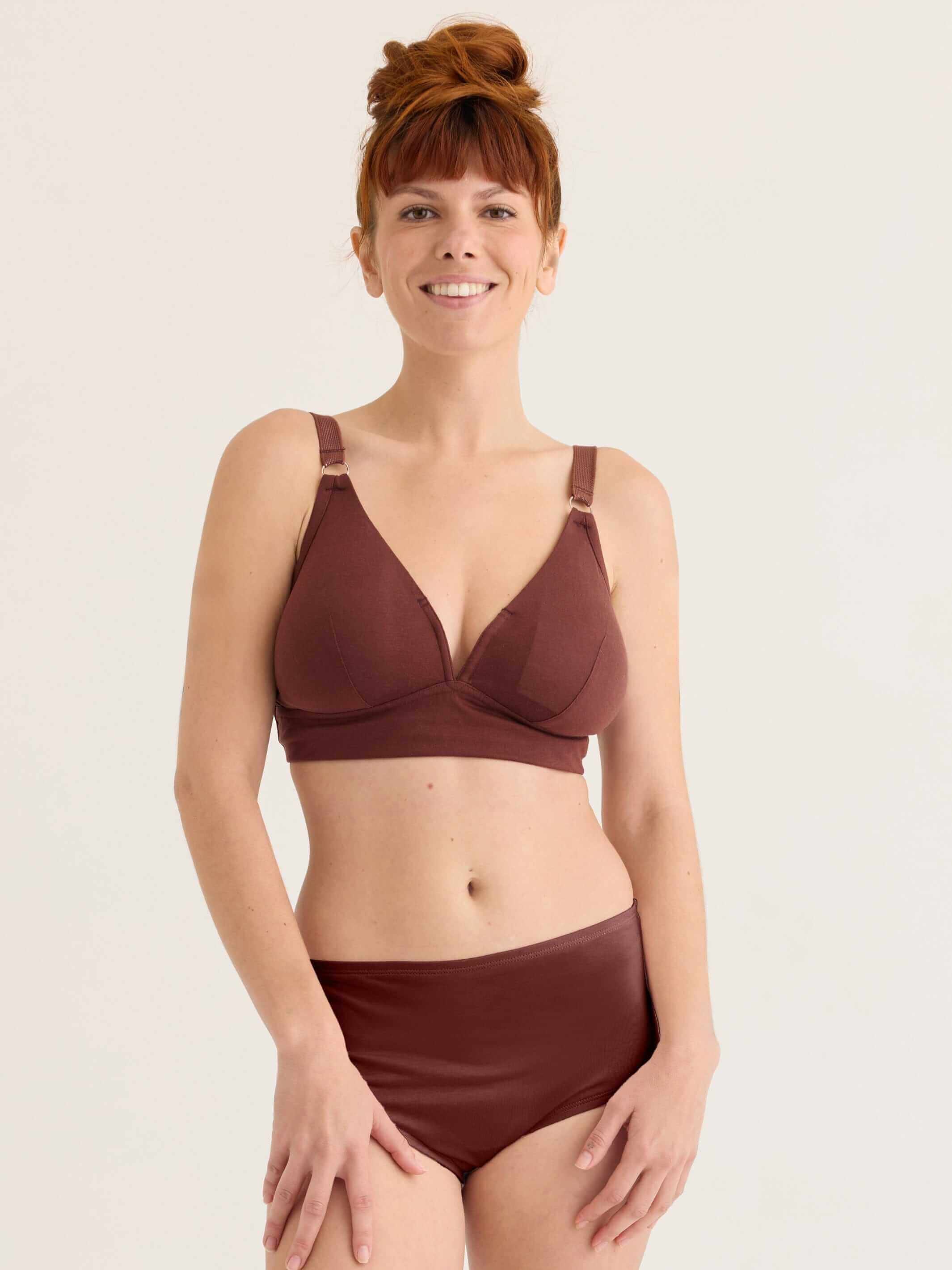 Big Knickers I Tencel Underwear I Brown Knickers