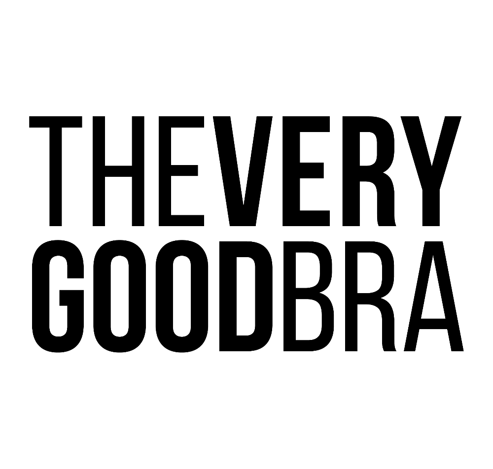 The Very Good Bra Logo showcasing an organic cotton bra company who make bras without any plastic
